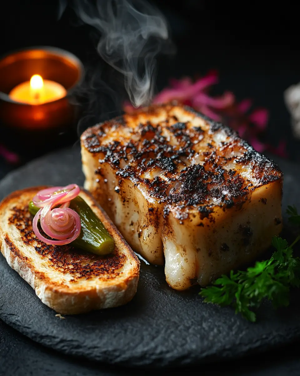 Charred bone marrow